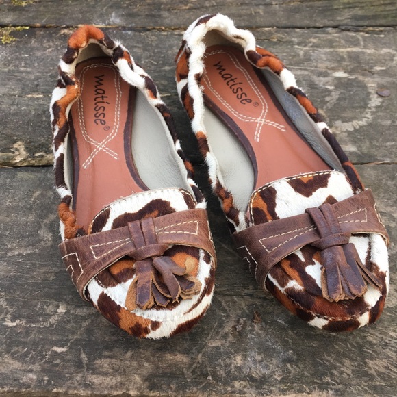 matisse leopard flats